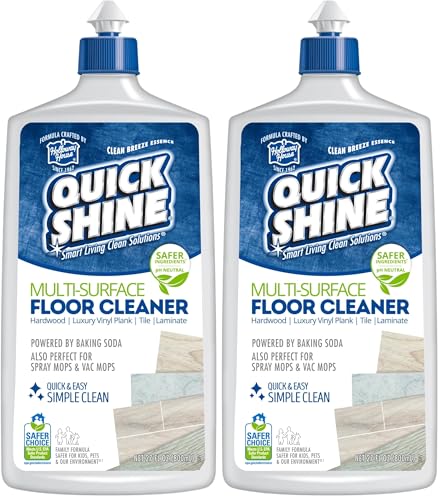Quick Shine Multi Surface Floor Cleaner 27oz, 2 bottles