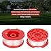 Dilsuaco CMZST0653 14pcs String Trimmer Spool Line(0.065