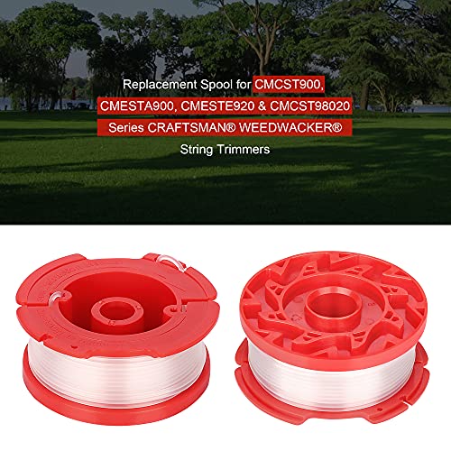 Image of CMZST0653 8pcs String Trimmer Spool Line(0.065 inch,30Ft) with Cap Head, Compatible with Craftsman CMCST900,CMESTA900,CMESTE920,CMZST98020,CMCST915,CMEST913,CMZST120SC (CMZST0653-8pcs)