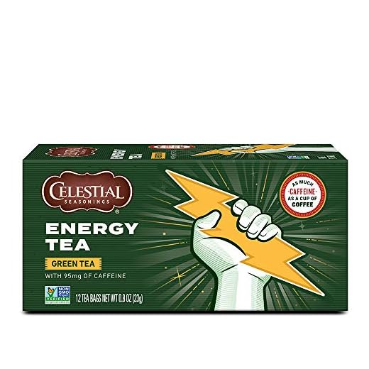 Celestial Seasonings Green Tea, Energy Green Tea, 12 Count