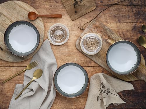 Ensemble de bols à smoothie en grès unique pour vos brunchs chics CreaTable - 7