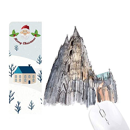 Tapis de souris Cologne Allemagne accessoire de bureau informatique cadeau de Noël