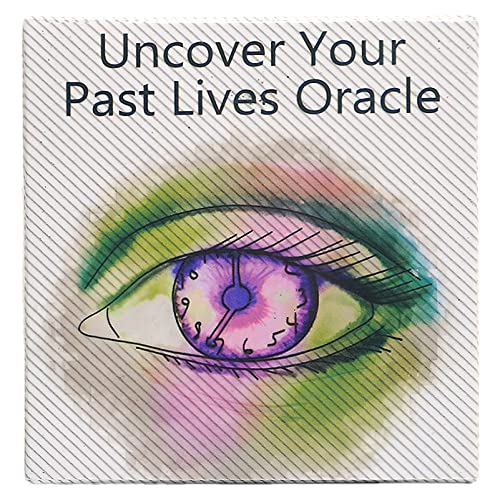 ANUFER 87Pcs/Set Uncover Your Past Lives Oracle Cards Divination Round Shape Tarot Cards Deck Game SN071150 - Image 2