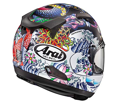 Arai Quantum-X Oriental Adult Street Motorcycle Helmet - Black Frost/Medium #TOP2