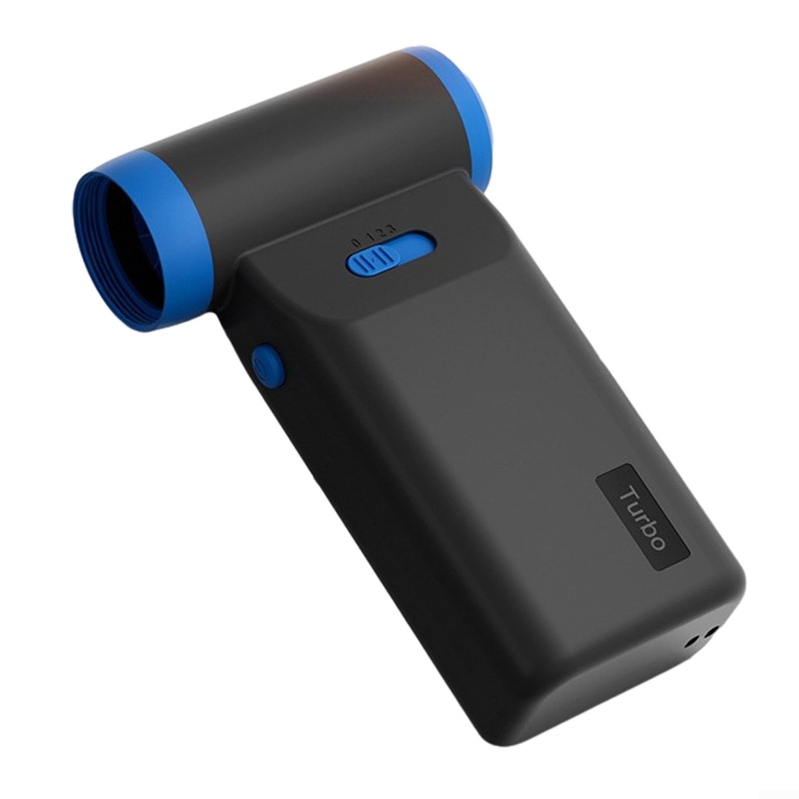 Zoegneer Bürstenloser Motor, 110.000 U/min, Hochgeschwindigkeits-Wireless-Design, kabellos, mit großer Kapazität, 1500 mAh Akku, kompakt, für Mini-Ventilator und Turbo mit Adjusta (blau-schwarz)