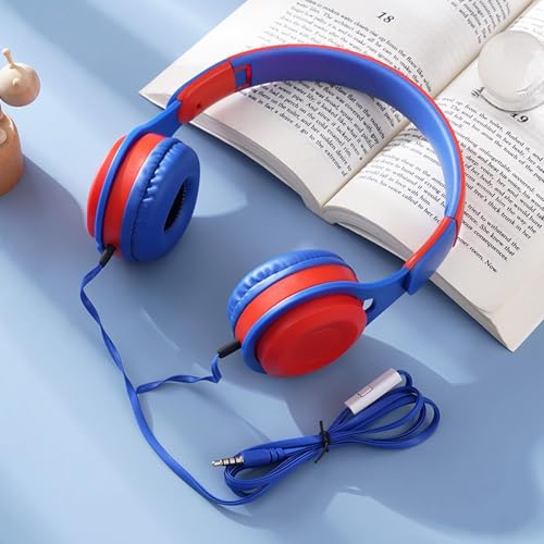 Auriculares con cable infantiles plegables que cuidan su audición