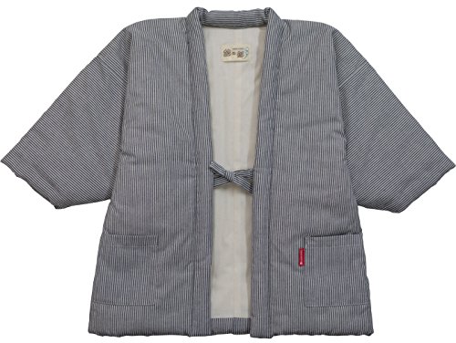 Boys Hickory Stripe HANTEN Kimono Style Jacket