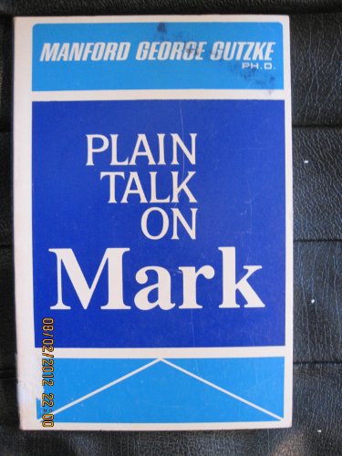 Plain Talk on Mark 0310255910 Book Cover