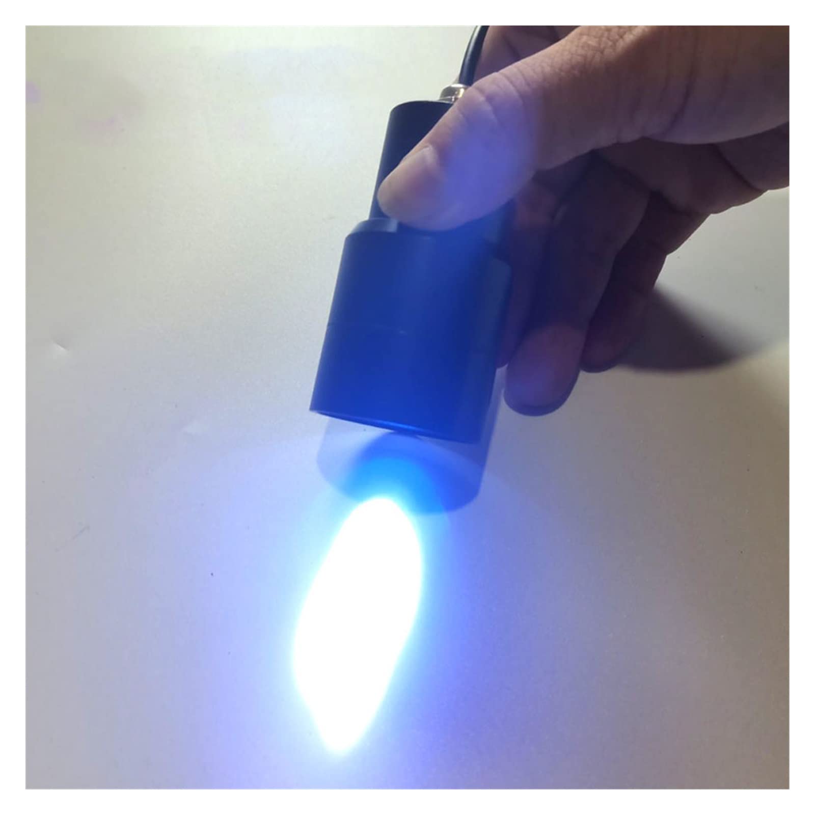 Lampa utwardzająca UV, Ręczna regulacja ostrości lampa utwardzająca koloid UV bezcieniowy klej zielony kropla oleju utwardzanie żywicy 395nm 365nm źródło światła(365nm)