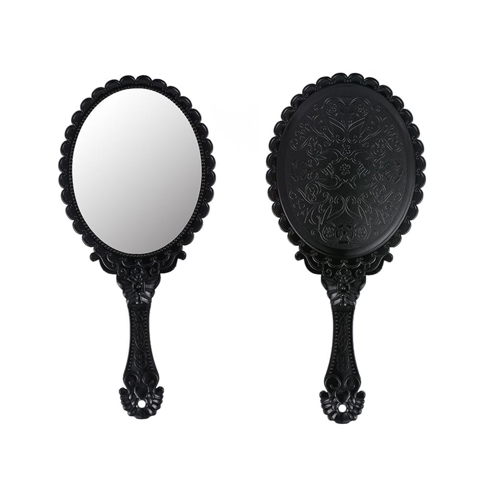 Amazon.com: AKOAK Vintage Handheld Makeup Mirror, Exquisite