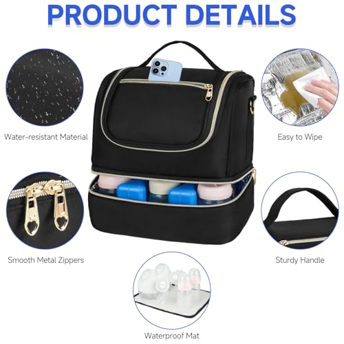 Jaffzora Wearable Breast Pump Cooler