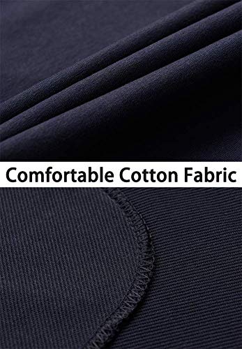 EKLENTSON Uomo Tre Quarti Pantaloni Capri 3/4