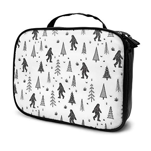 Preisvergleich Produktbild Kosmetiktasche Dschungelbaum, Schneemann, Aufbewahrungstasche, tragbar, multifunktional, geeignet für Sport, Fitnessstudio, Yoga, Strand, Baden