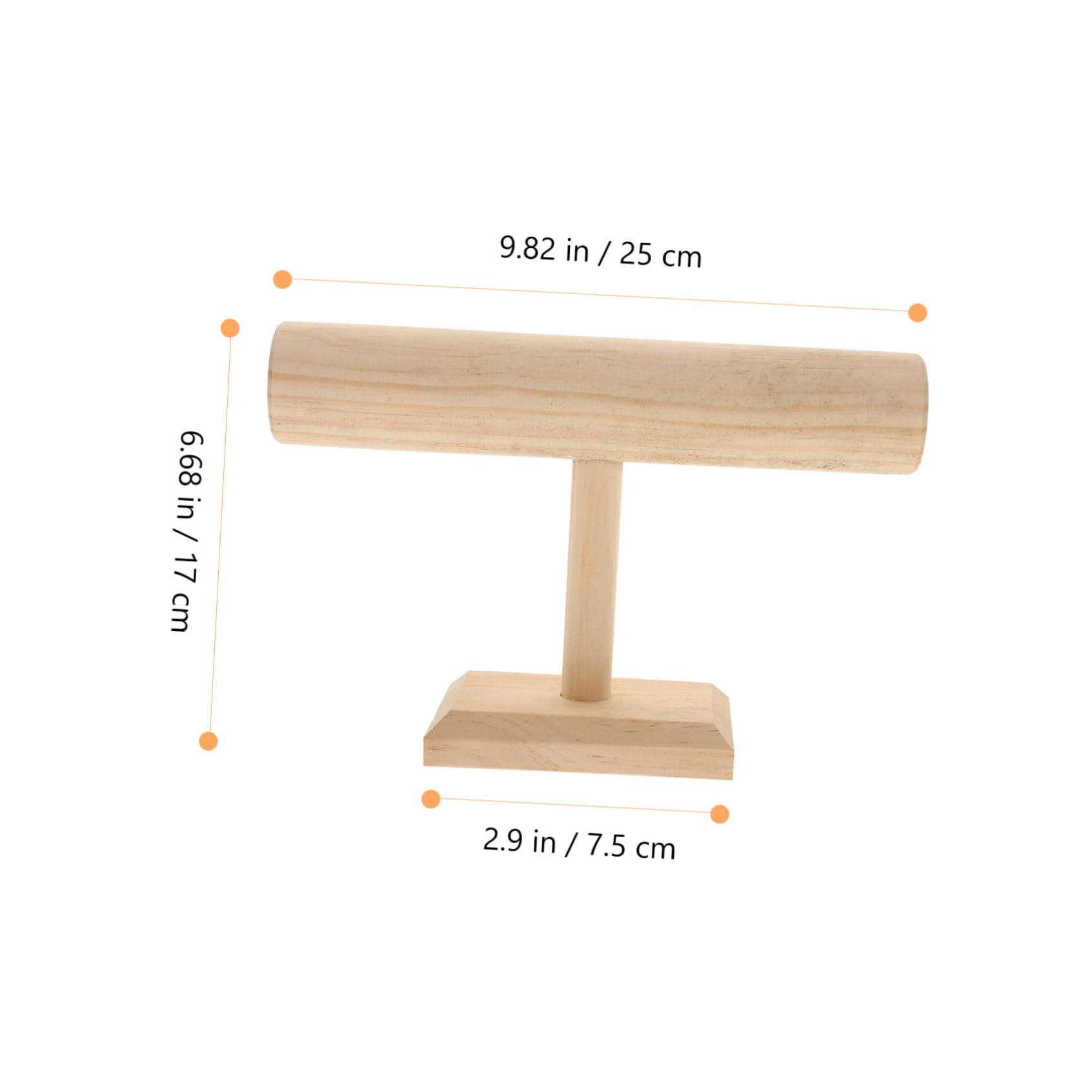 Holz Schmuckständer für Armbänder und Halsketten Schmuckaufbewahrung mit Glatten Kanten Eleganter Schmuckdisplay Halter für Uhren Vielseitig für Zuhause Schmuck Haaraccessoire