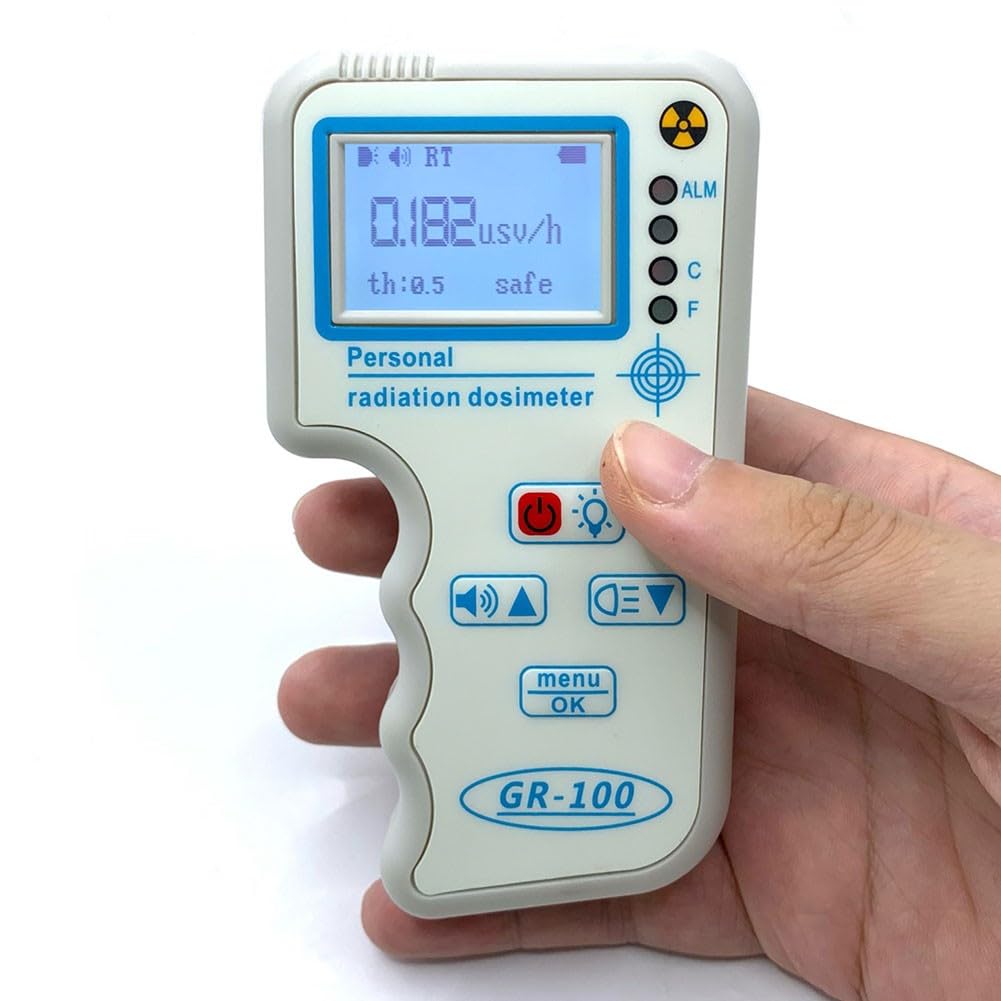 SPORTARC Geiger Contador de Radiación Nuclear Dosímetro Personal Radiactivo de Mármol Tubo J321