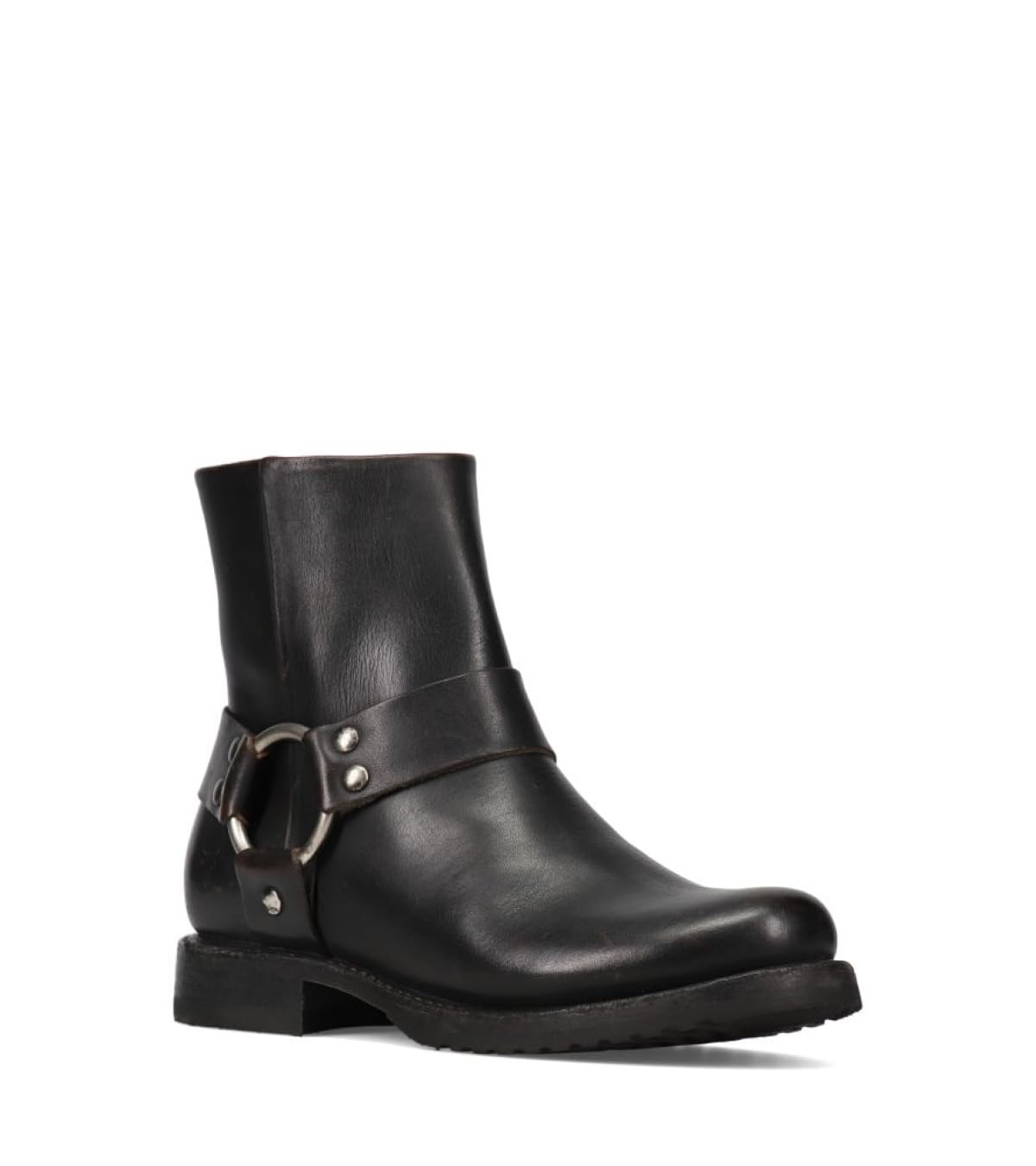 Frye Veronica Harness Short 6" Booties for Women - Leather Upper with Luxurious Leather Lining, Inside Zipper, Snap Harness, and Rubber Lug Outsole