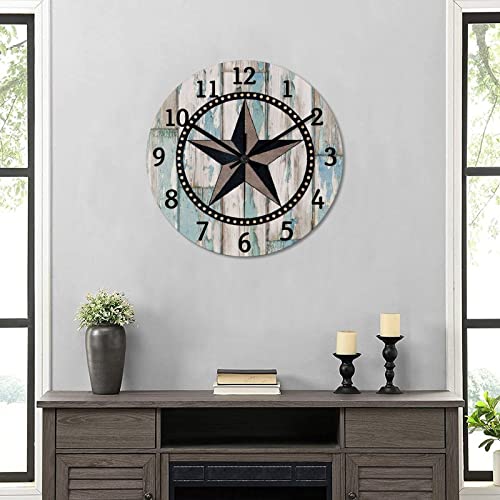Reloj de Pared Redondo 15 pulgadas de Madera Estilo Antiguo miniatura 6
