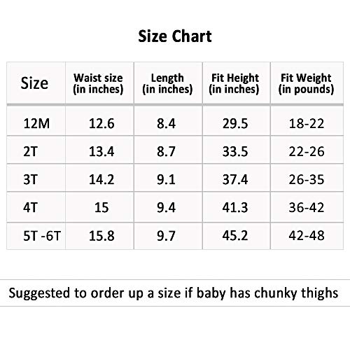 Image of 6 Packs Cotton Training Pants Reusable Toddler Potty Training Underwear for Boy and Girl 12M-5T