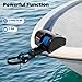 PERFERATE 35 LBS Electric Boat Anchor Winch 12V Windlass Anchor Winch with Remote Control Saltwater Boat Windlass Kit with100-feet Pre-Wound Anchor Rope for Speedboats