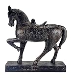 Chinese Emperor Tang Horse Statue 9 Tall