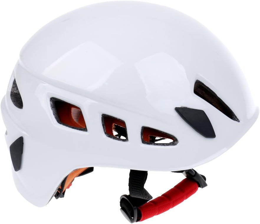 Tachiuwa Climbing Helmet - Adult Hiking Climbing Caving Work Helmet, White : Sports & Outdoors