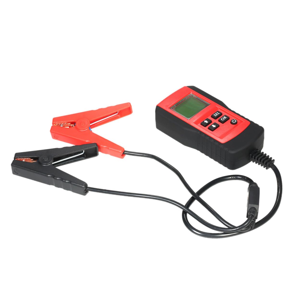 Tester per Batterie Auto Digitale 12V Schermo LCD Retroilluminato e Analizzatore di Tensione Resistenza e Capacità per Veicoli Strumento di Test Batteria per Auto e Moto