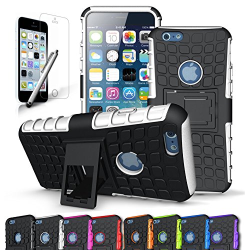iPhone 6S Plus Case/iPhone 6 Plus Case, CINEYO(TM) Heavy Duty Rugged Dual Layer Case with Kickstand (Apple iPhone 6S Plus Case/iPhone 6 Plus - 5.5