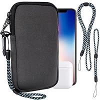 Neopren Handytasche Mit Umhängeband - Wasserdichte Smartphone-Hülle Bis 7 Zoll