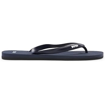 BOSS Herren Tracy Thng In Italien gefertigte Flip-Flops mit kontrastfarbenem Logo-Detail Gr e