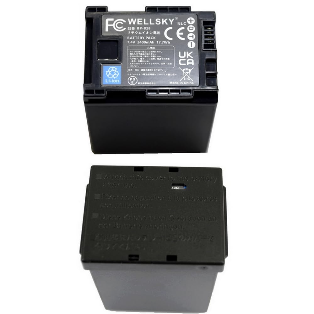Amazon | NLC BP-820 BP-828 互換バッテリー [ 2個セット ] [ 純正充電