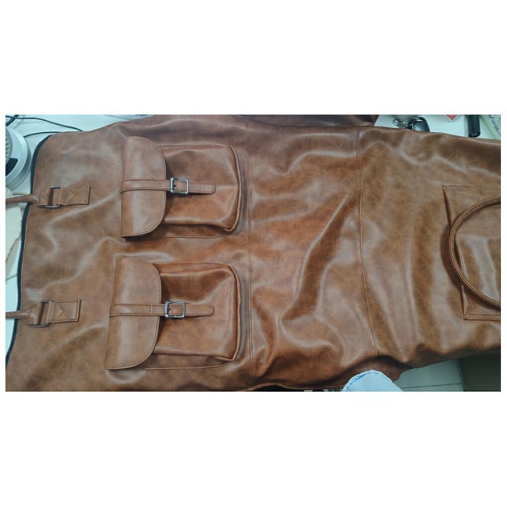 Business Reisetasche im Anzug, 2 in 1 umwandelbare Kleidertasche, hängender Koffer, wodurch die Kleidertasche sehr modisch aussieht, Dunkelbraun