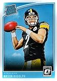 Mason Rudolph Football Card (Pittsburgh Steelers) 2018 Donruss Optic Rated Rookie #155