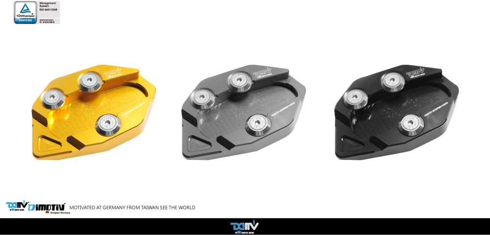 Dimotiv DMV Side Stand Enlarger for Yamaha YAMAHA T-MAX 530 13-14(TITANIUM)