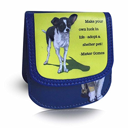 TAXI WALLET Shelter Pets Small Folding VEGAN Minimalist Card Coin Front Pocket Wallet for Men & Women