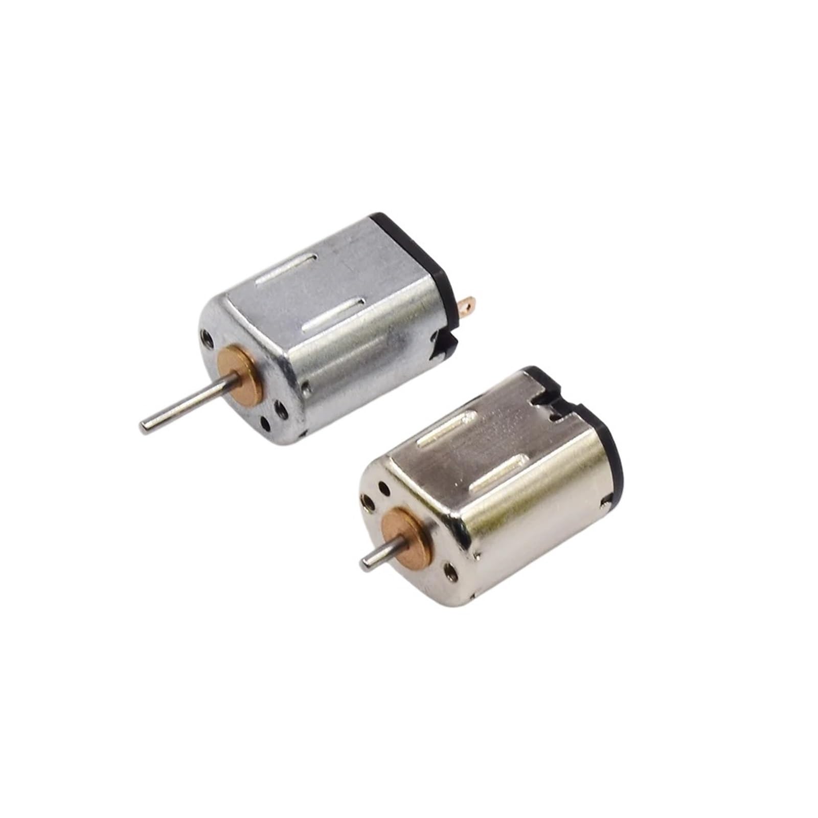 TQSKA Micro Tiny 8mm*10mm FK/FF-M10 Carbon Brush Motor DC 1.5V 3V 3.7V High Speed Metal Brushed Engine for Toy(A Metal Brush Motor)