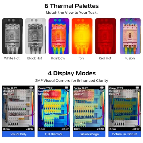 Thermal Camera for Home Inspection, Dual-Light 240×240 Infrared Thermal Imaging Camera - image 7