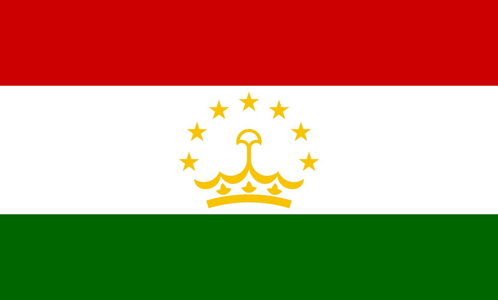 Drapeau Tadjikistan 1.35m² paysage pour pavoiser sans risque de déchirure