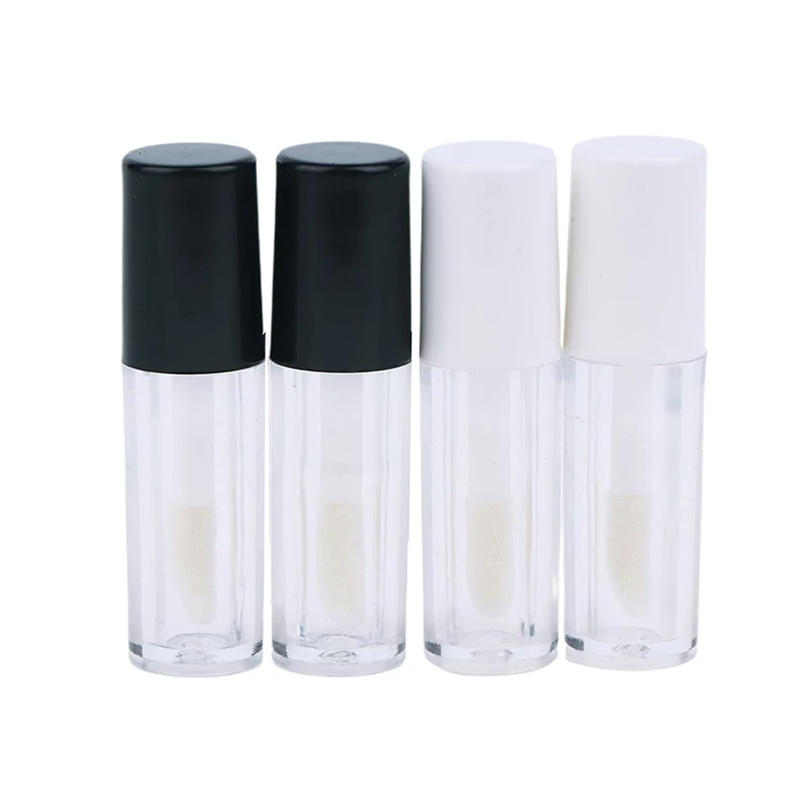 Lippenstift-Tube, 1,2 g, leer, Lipgloss-Tube, flüssiger Lippenstift-Behälter, 50 Stück (weiß)