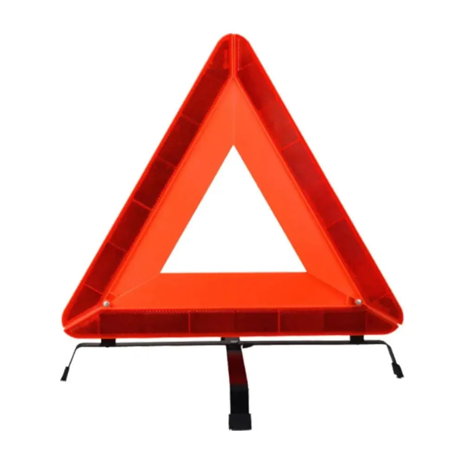 Warndreieck Notfall-Pannen-Warndreieck, rot, reflektierend, tragbar, faltbar, Sicherheits-Auto-Stopp-Reflektor(B)