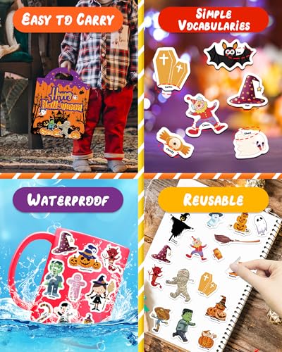 Benresive Reusable Sticker Book, Travel Stickers for Kids, Boys Girls Gift - image 5