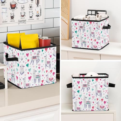 Boîte de rangement pliable avec poignées pour optimiser le dressing - 8