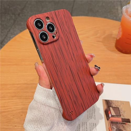 Coque bois iPhone 14 fine sans bordure anti-rayure et antichoc