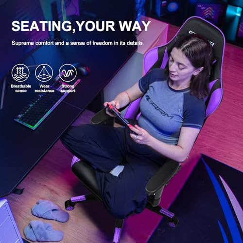 GTRACING Gaming Chair with Footrest GT002F の商品画像 3