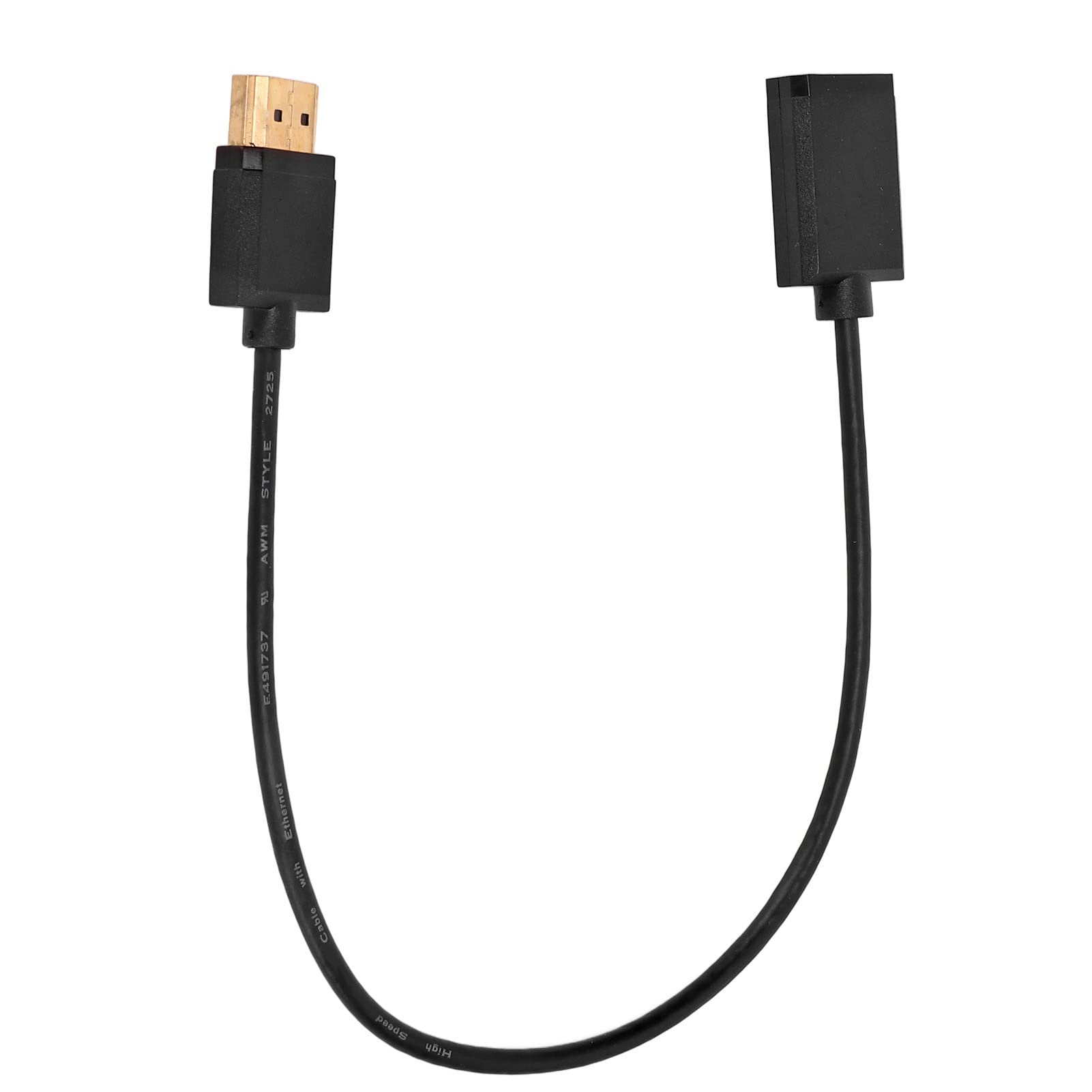 HDMI 2.0 Verlängerungskabel 0,3m 4K 60Hz 18Gbit/s - Hochwertiges Stecker-zu-Buchse Kabel