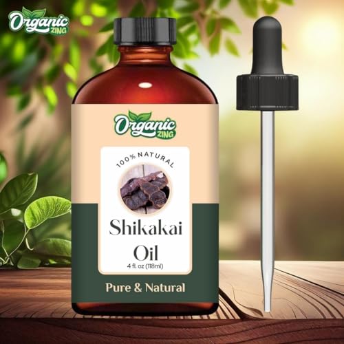 Image of Organic Zing Shikakai (Acacia concinna) Oil | Pure & Natural Essential Oil for Haircare & Massage - 118ml /3.99fl oz