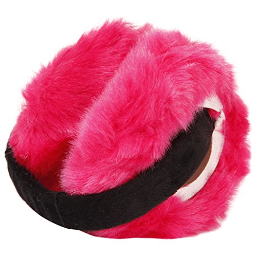 Image of FabSeasons Faux Fur Winter Outdoor Accessory Foldable Ear Muffs /Warmer for Girls & Women for protection from Cold, Ideal Head /Hair Accessory during winters