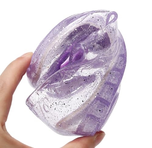 Image of Jelly Shoes for Girls Princess Dress Up Flat Sandals for Toddler Cosplay Clear Glitter Jellies Mary Janes with Bow /Crown