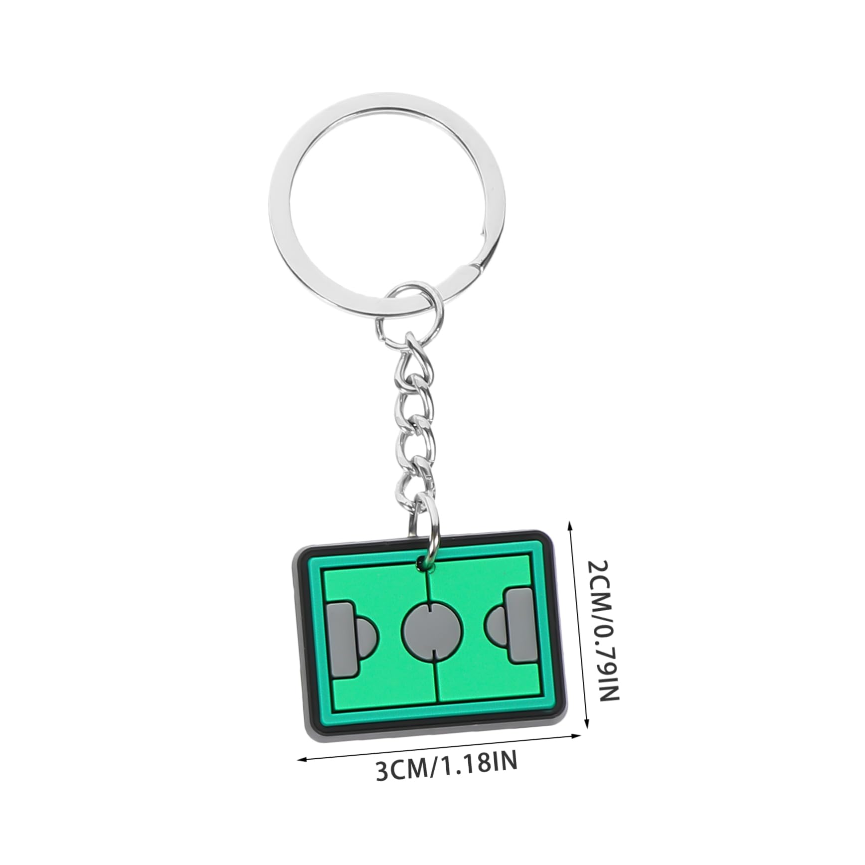 Abaodam 5 juegos de llaveros de fútbol decorativos colgantes de fútbol, llaveros únicos para mochila, eventos deportivos, fiestas, amantes de los deportes, ocasiones especiales, 35 unidades