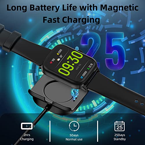 Tamispit Smart Watch (Answer/Make Call), 1.96 Inch Fitness Tracker Watch With Step Calorie Counter, 110+ Sports Modes Ip67 Waterproof, Smartwatch For Men Women Bluetooth Watch Compatible With Android Iphone Ios thumb #5