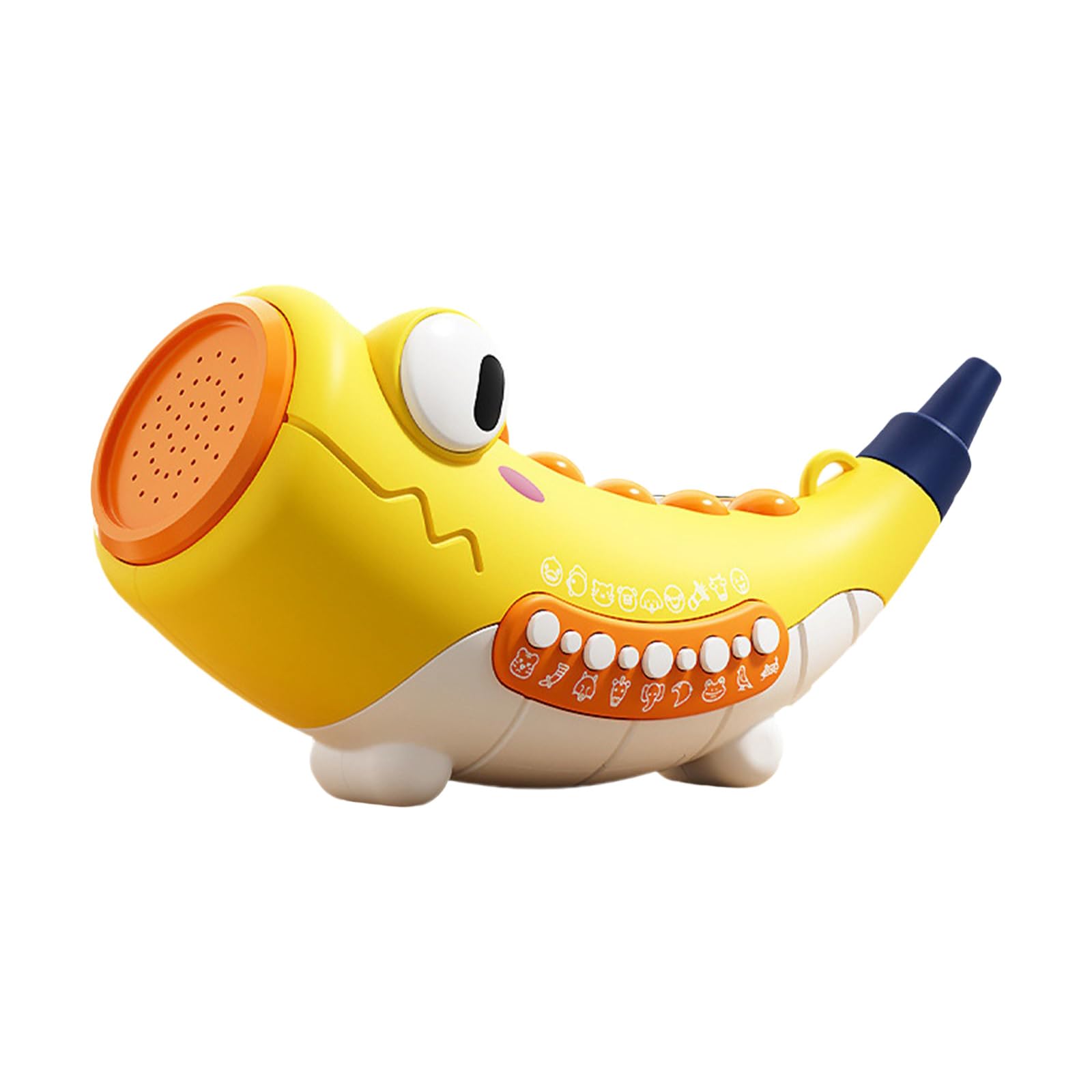 Tsophreniq Kids Dinosaur Trumpet Breathing Exercise Toy Interactive Sound Effects Musical Horn for Parents Activity Blowing Instrument